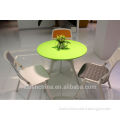 factory directly sell latest office furniture custom made modern wood meeting table veneer finished round table design